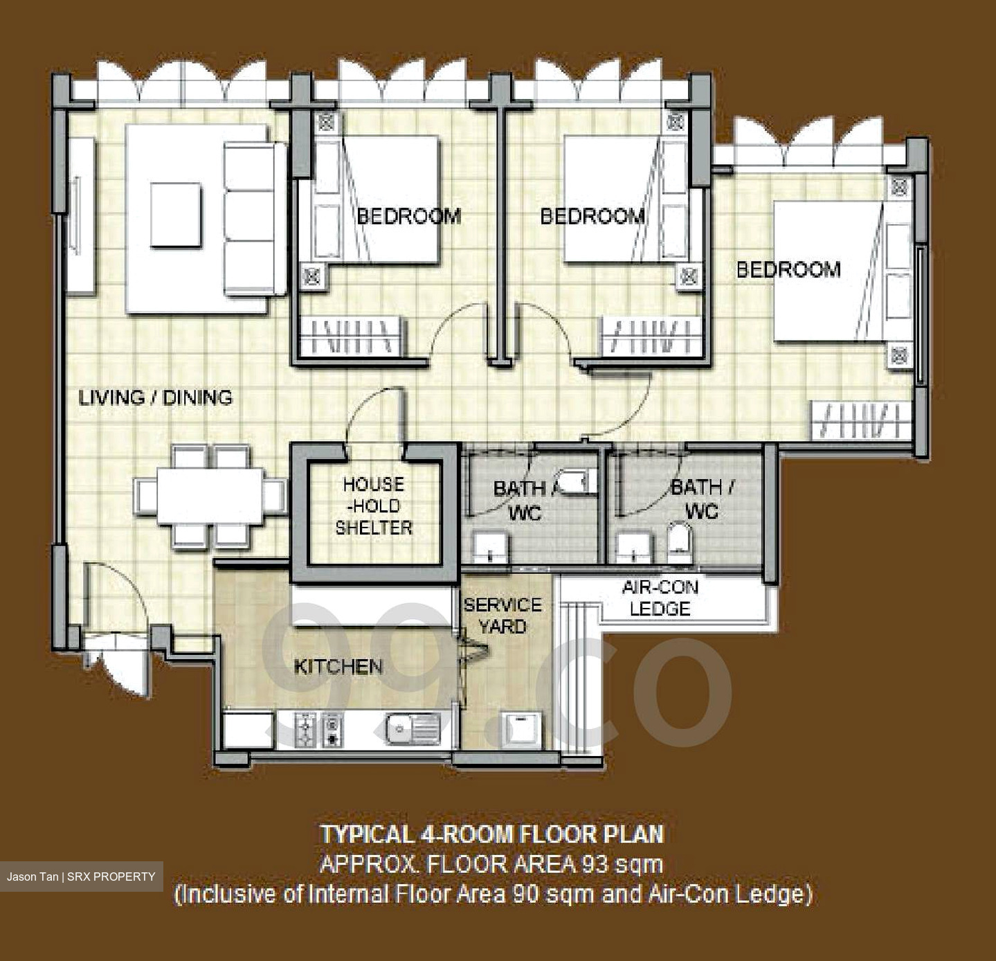 Blk 178B Rivervale Arc (Sengkang), HDB 4 Rooms #591358351